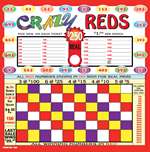 Crazy Reds Punch Board