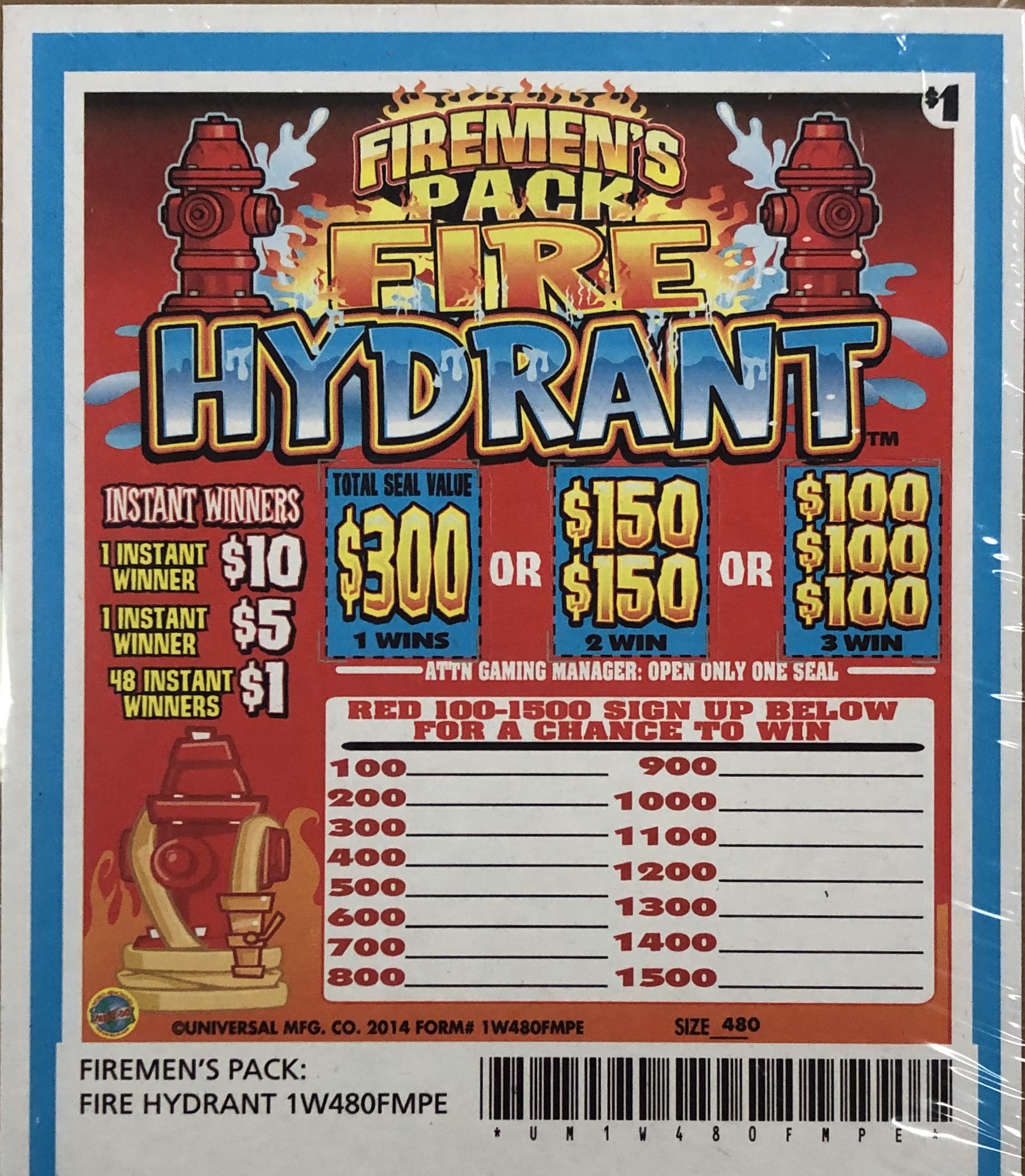 Firemen's Mix Seal Cards