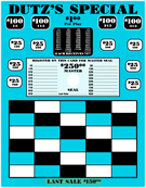 161 Dutz´s Special Punch Board