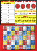 413 Keystone Club Punch Board