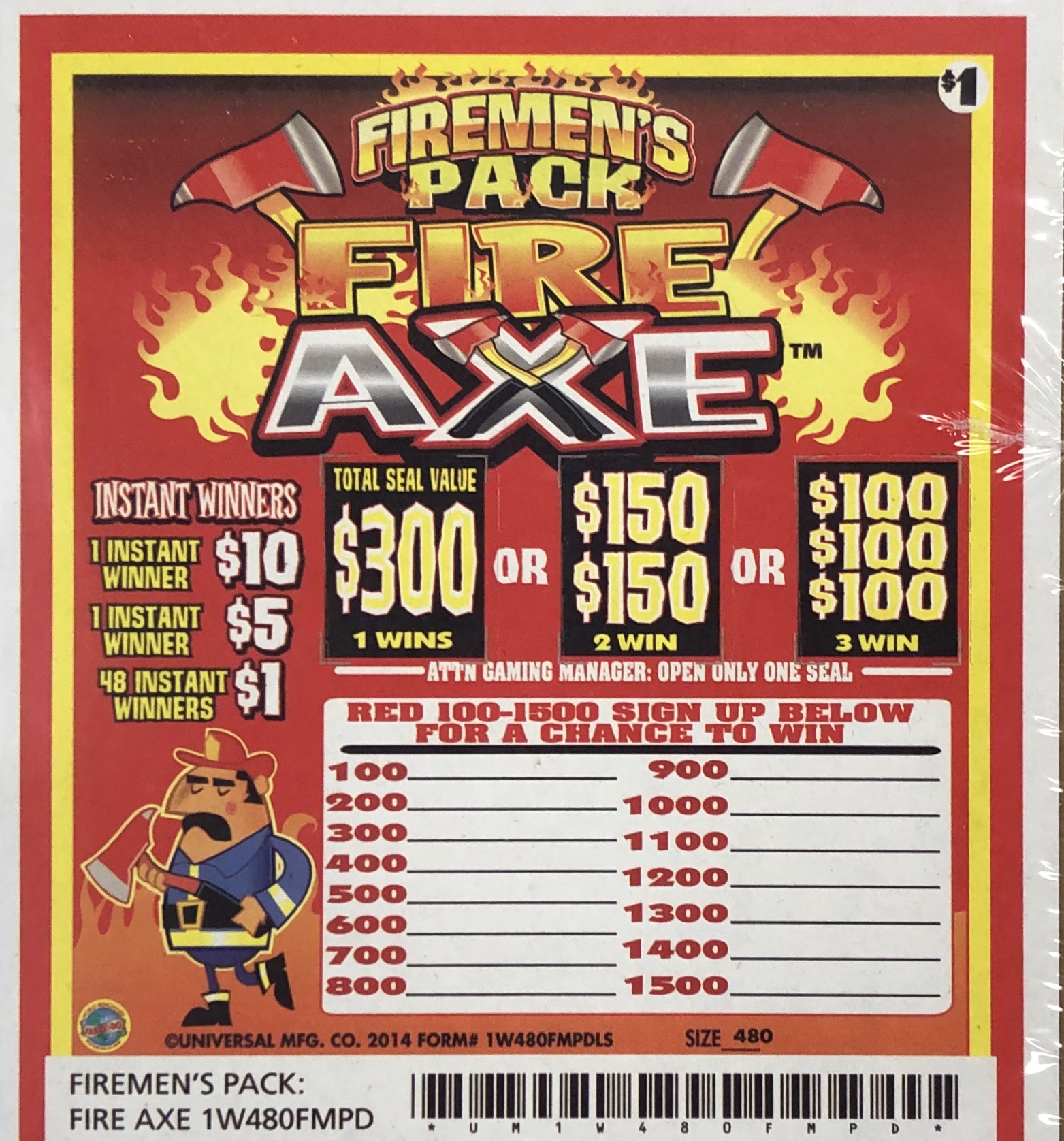 Firemen's Mix Seal Cards