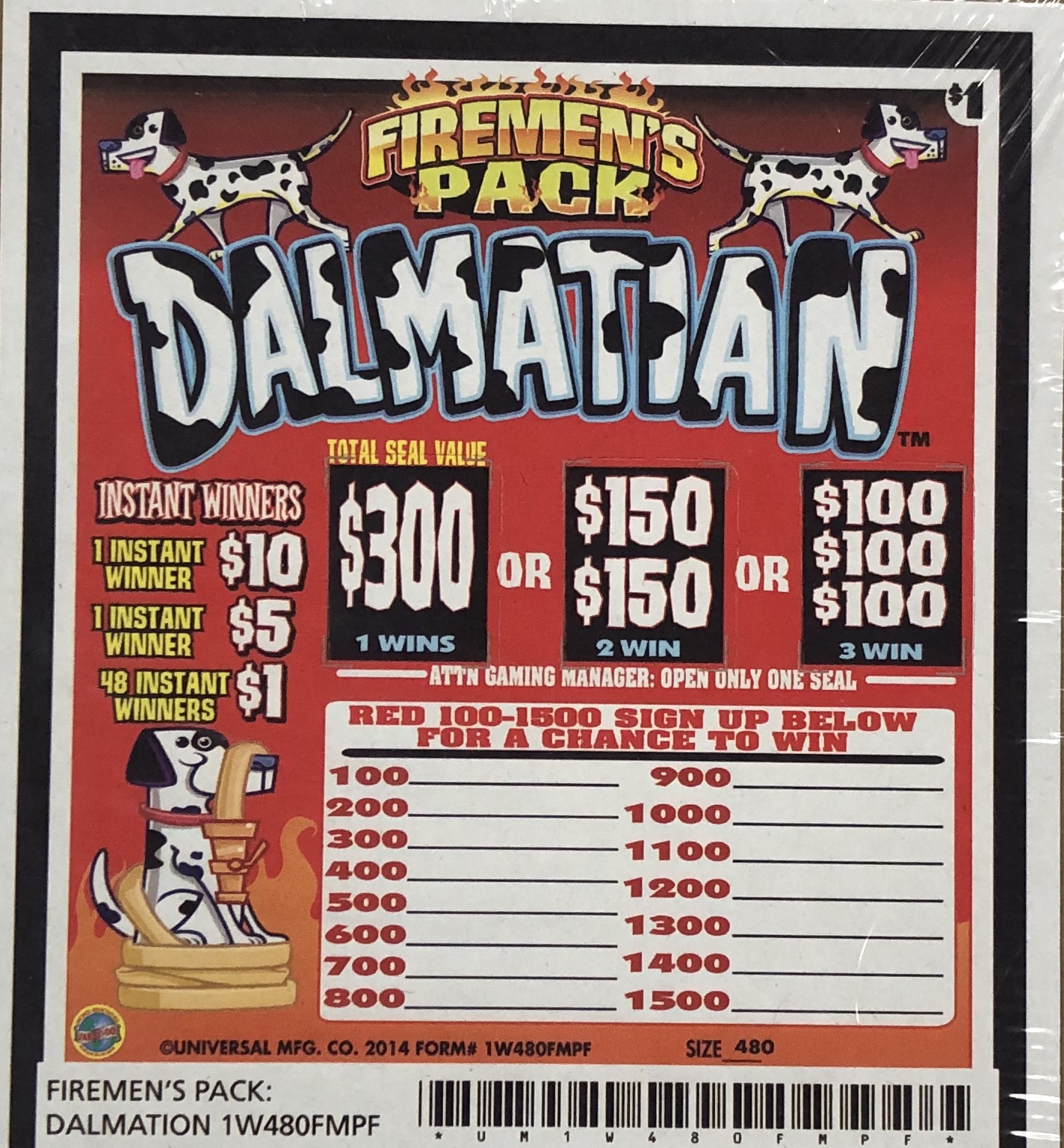 Firemen's Mix Seal Cards