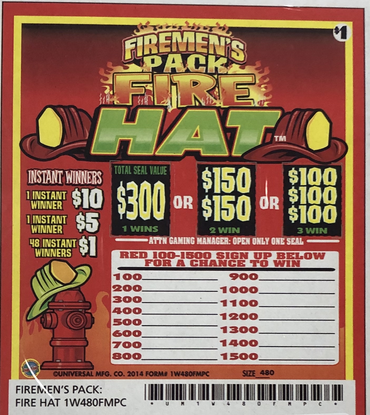 Firemen's Mix Seal Cards