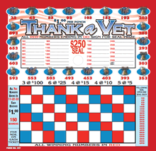 Thank A Vet Punch Board