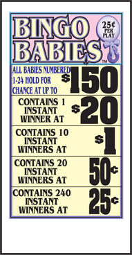 Bingo Babies Seal Cards