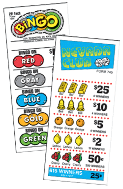 Bingo and Nevada Club Pull Tabs