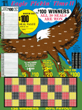 Eagle Pickin Time II Punch Board